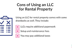 Advantages and Disadvantages of an LLC for Rental Properties